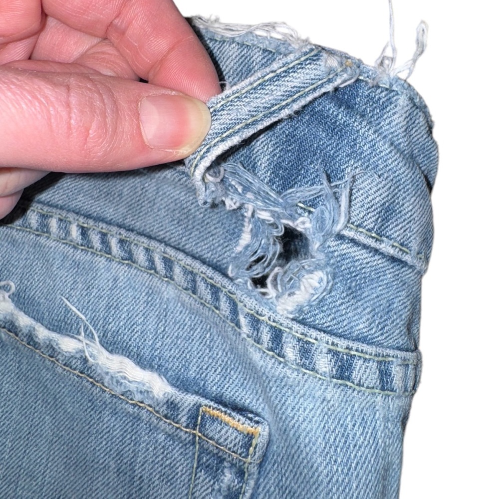 Light Blue Distressed Jeans - Picture 15 of 16